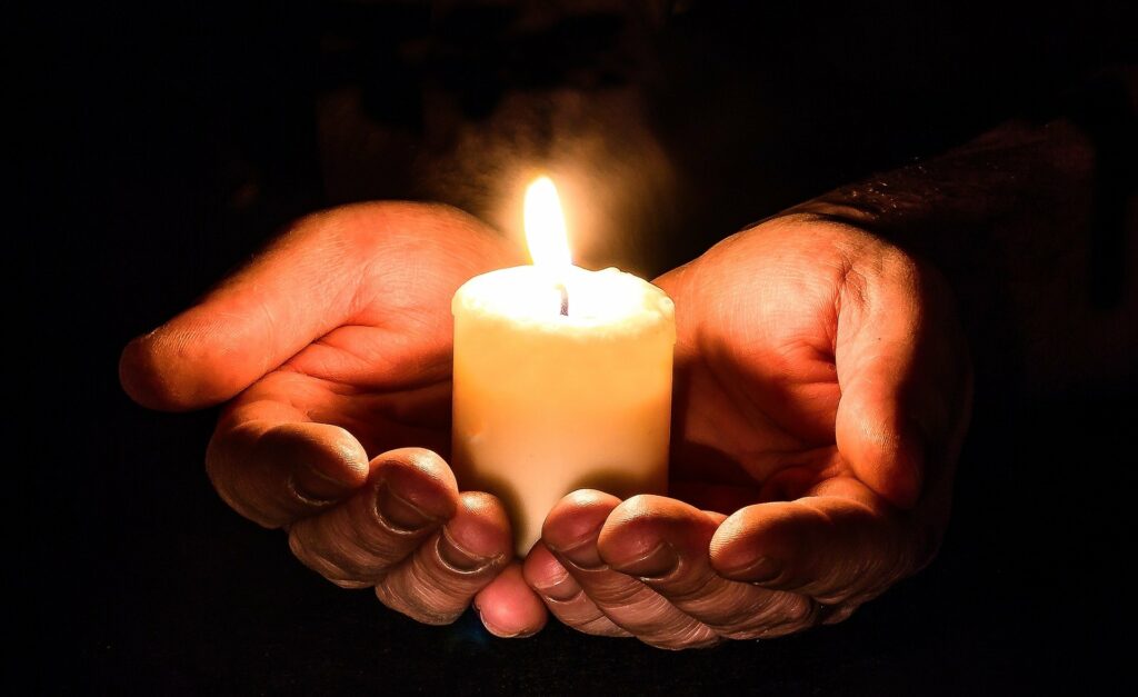 Cérémonie d'hommage, soutien et réconfort